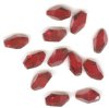 1 12x8mm Siam Swarovski Polygon Bead